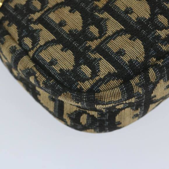 Christian Dior Trotter Canvas Chain Shoulder Bag Navy Auth yk9686 - Picture 14 of 16